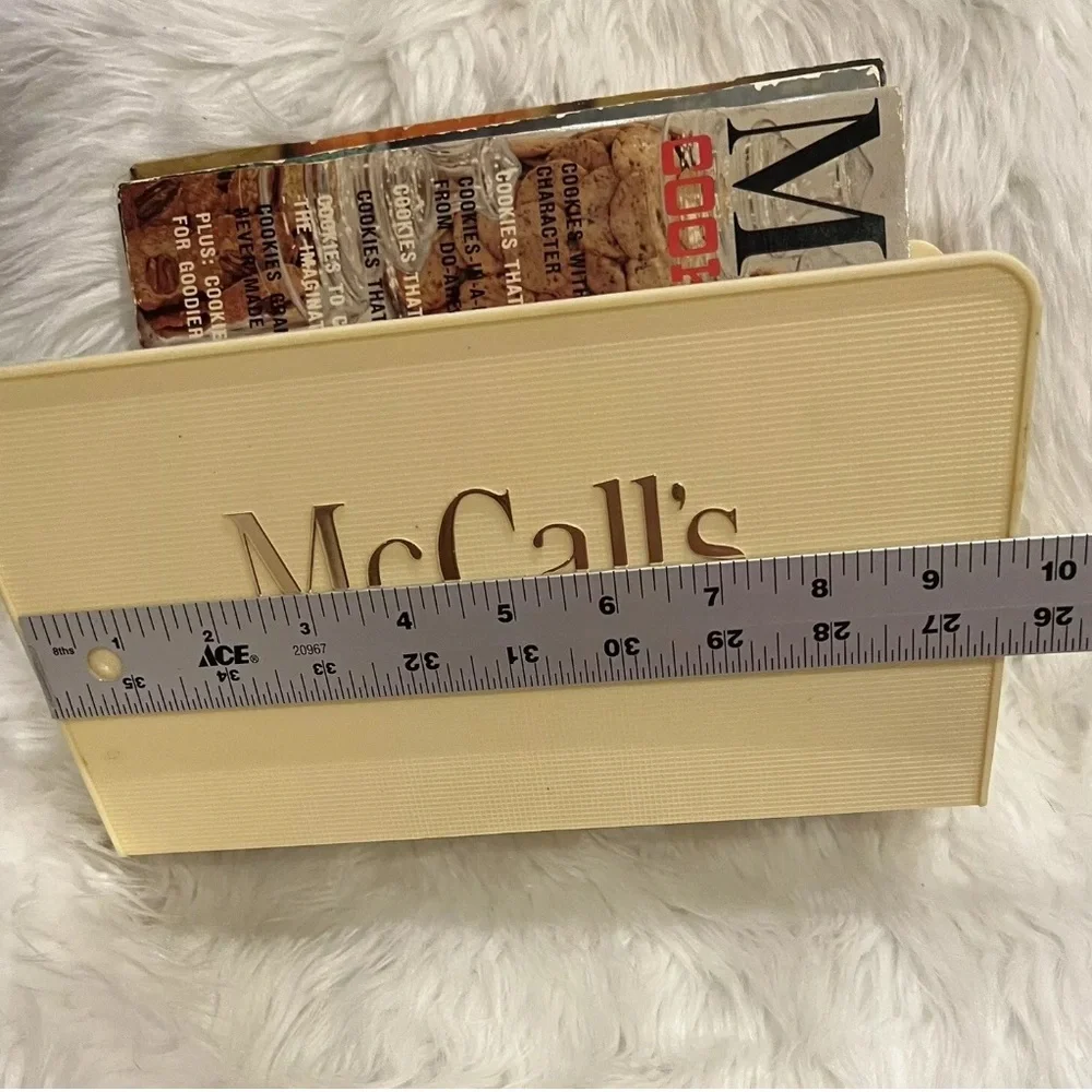 Vintage McCall’s Collection Cookbook Holder includes 1965‎ Set of 3 Cookbooks